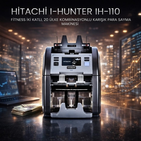 HİTACHİ İH 110 PROFESYONEL PARA SAYMA MAKİNASİ
