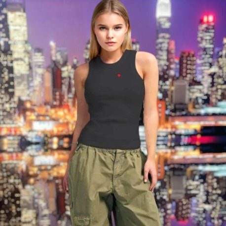 Urban Cool – Siyah Fit Basic Atlet Crop