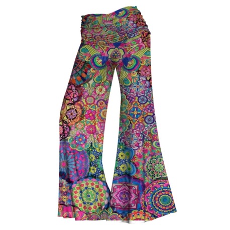 Çok Renkli Yoga Pantolonu