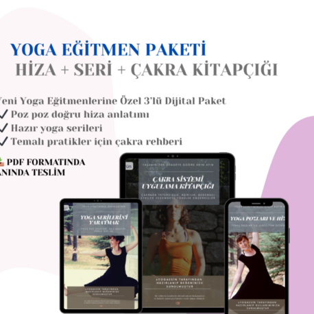 Yoga Eğitmen Paketi – Hiza + Seri + Çakra Kitapçığı