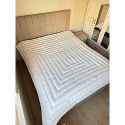 Kuzu Yünü Yorgan Tek Kişilik 160x220 cm 2,5 kg Merinos Kuzu Yünü