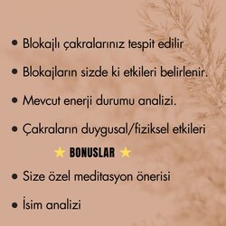 ÇAKRA ANALİZİ PAKET 