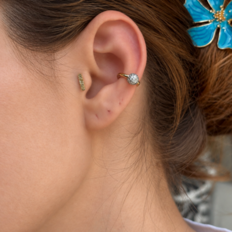 ALVİA EARCRAFT KÜPE | ALTIN KAPLAMA