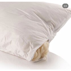 Doğal Kuzu Yünü Yastık 50x70 1250 gram Merinos Kuzu Yünü