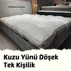 Kuzu Yünü Tek Kişilik Döşek 100/200 cm 12 kg