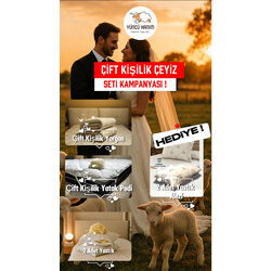 Çift Kişilik Çeyiz Seti (2 ADET YÜN YASTIK ALEZİ HEDİYE !)