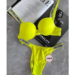 Victoria’s Secret Sarı Destekli Very Sexy Shine Takım