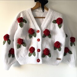 Red Rose Hırka