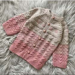 Ebruli Bebek Hırkası