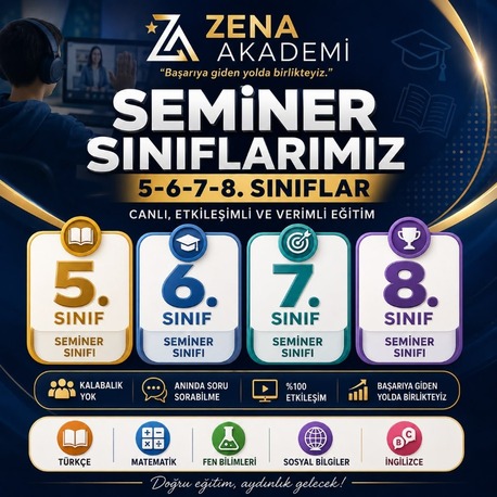 ZENA AKADEMİ AYLIK SEMİNER DİJİTAL İÇERİK 