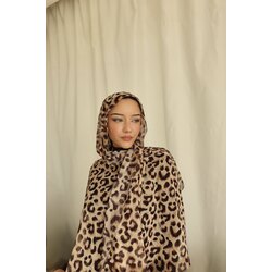 Leopar Orijinal Desen Şal