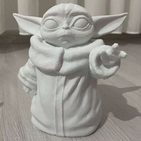 Boyanabilir 3D Baby Yoda Temalı Biblo ve Hobi Seti