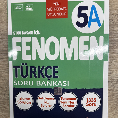 5A fenomen türkçe soru bankası