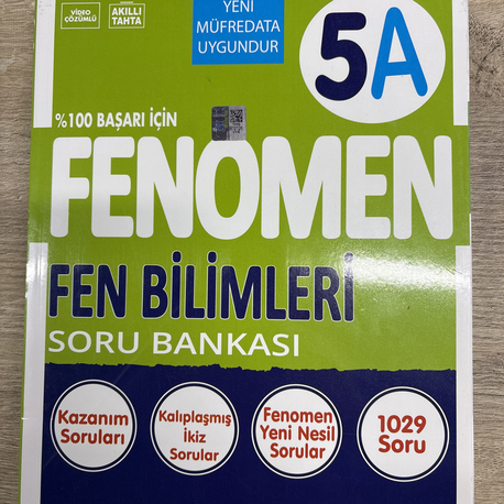 5 A fen bilimleri soru bankası