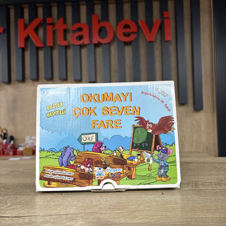 Okumayı çok seven fare okuma seti