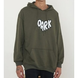 Dark Baskılı Kapşüonlu Sweatshirt