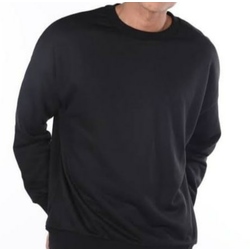 Düz Siyah Sweatshirt