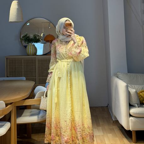 Emily Sarı Elbise