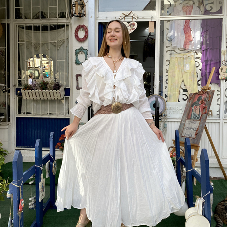 İtalyan etek&gömlek takım