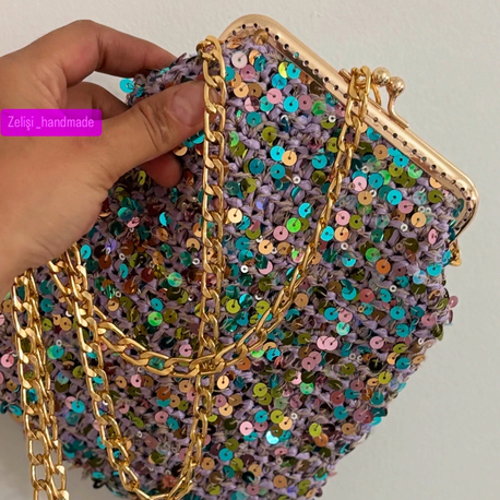 sequin bag
