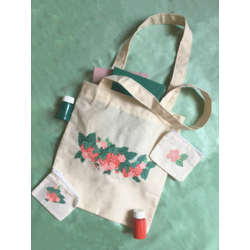 Çilek/ El Yapımı Tote Bag