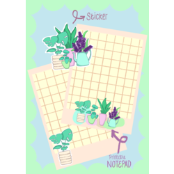 Flower Note (6'lı set)