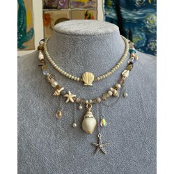 Kumsal ve Midye Choker Kolye