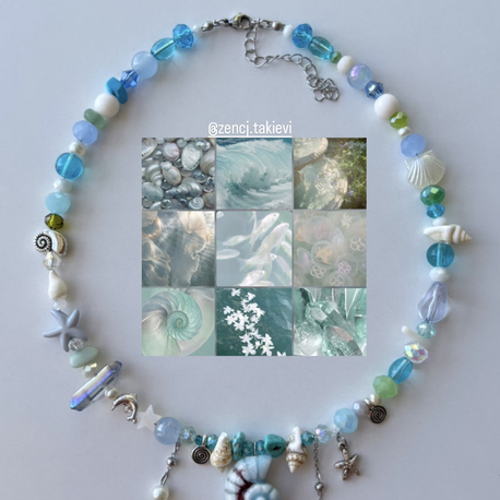 Blue Shell Aesthetic Choker 