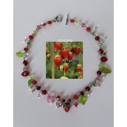 Strawberry / Çilek kolye