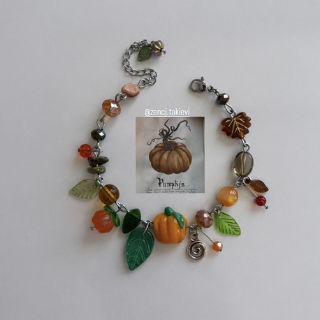 Murano Pumpkin Bileklik