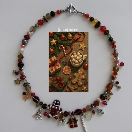 Gingerbread man Choker Kolye
