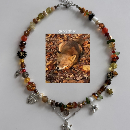 Autumn Fox Choker Kolye