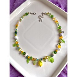 Limon bahçesi choker kolye