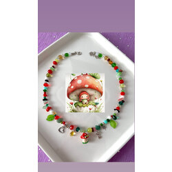 Red mushroom drop