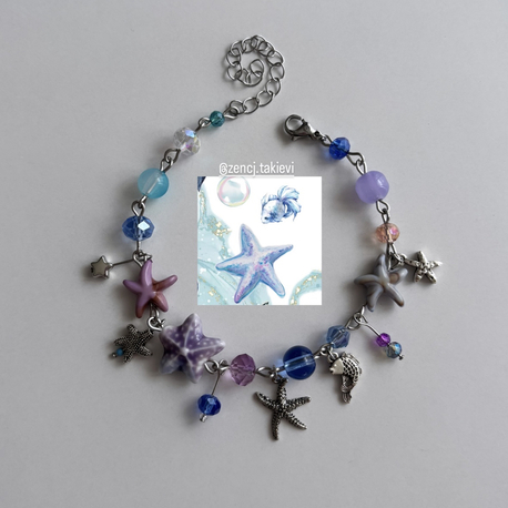Murano sea star bileklik 