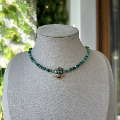 TatlıSu Kaplumbağası Murano Choker