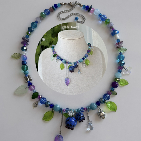 Blueberry Drop Choker