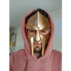 MF DOOM Mask With Painted | Doom Mask Mad - villain