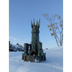 Black Old Dice Tower 
