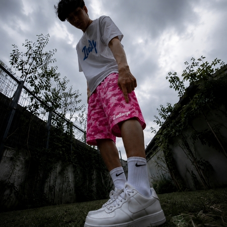 ​ZENTORYO - Signature Pink Camo Shorts
