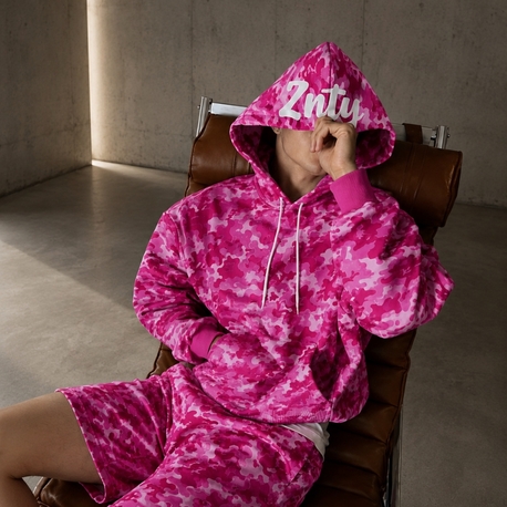 ZENTORYO - Signature Pink Camo Heavyweight Hoodie