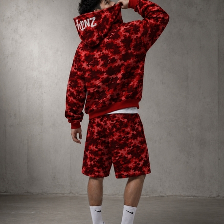 ZENTORYO - Signature Red Camo Heavyweight Hoodie