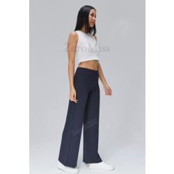 Lacivert Boru Paça Navy Pipe Leg pants