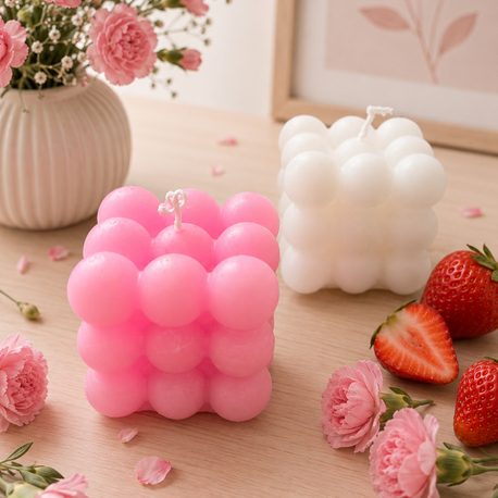 Bubble pembe/beyaz 