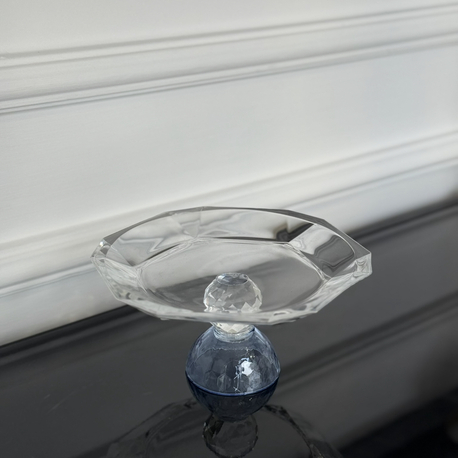 Mavi Kristal Sunumluk 18 cm 