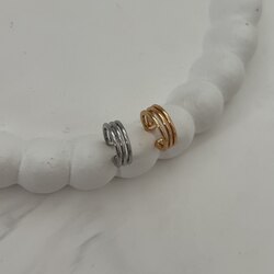 DELİK GEREKTİRMEYEN kıkırdak çoklu görünüm küpe