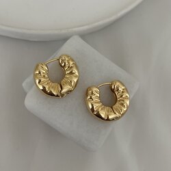 ÇELİK SimiT Küpe Gold