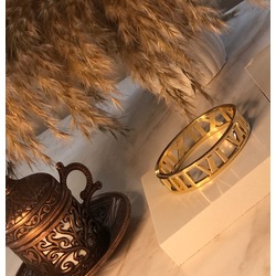 ÇELİK ZARA MARKA KELEPÇE BİLEKLİK - ORJİNAL -