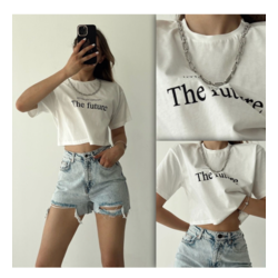 Zincir Detay T-shirt