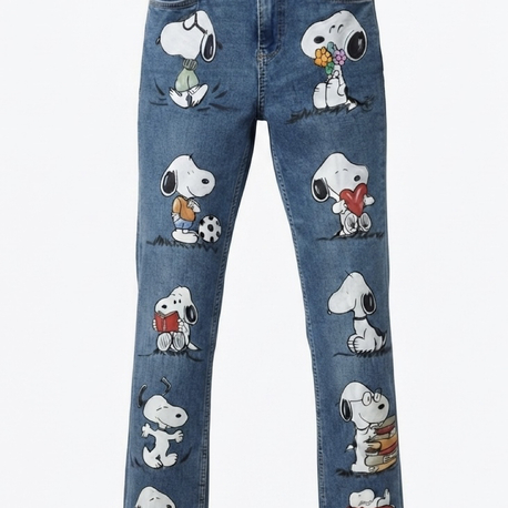 Denim handpaint